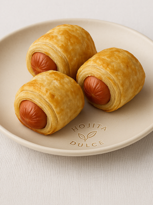 Enrolladitos de hotdog