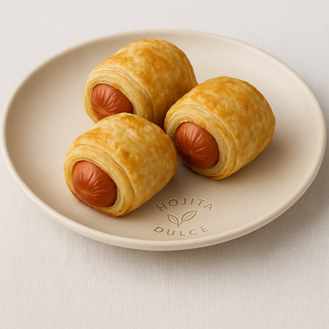 Enrolladitos de hotdog