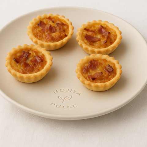 Quiche de cebolla y tocino