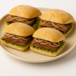 Ciabatita de asado de carne