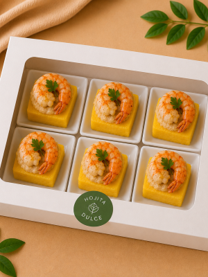 Rollitos de causas de langostino caja