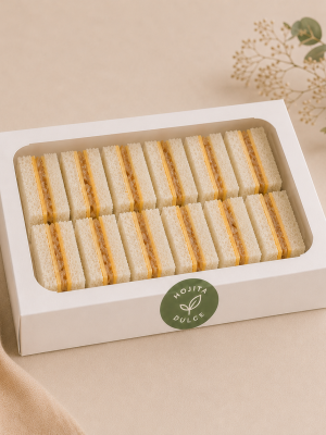 Triplecito cebolla glaseada con queso cheddar cja