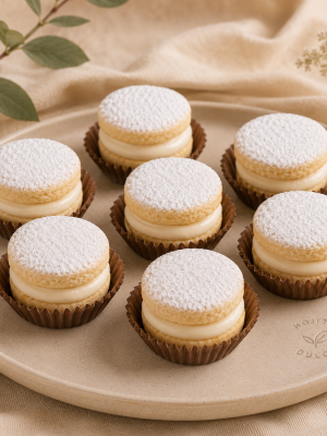 Alfajorcitos rellenos de buttercream