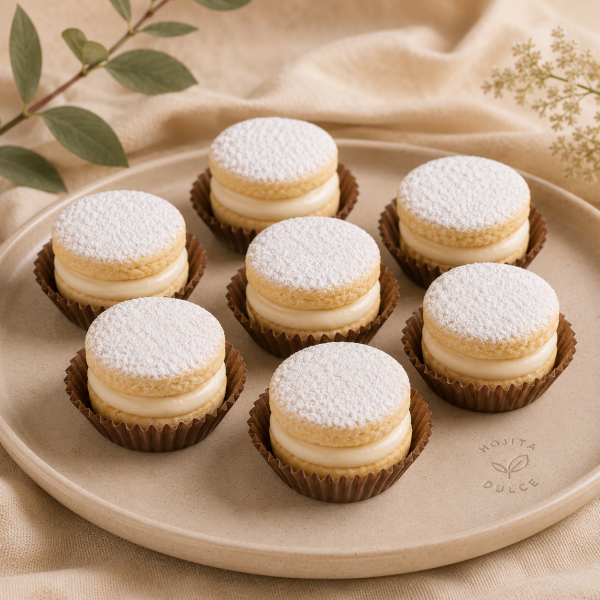 Alfajorcitos rellenos de buttercream
