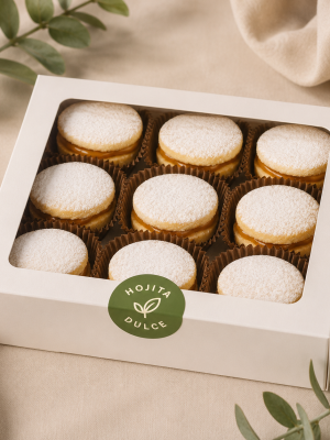 alfajorcitos rellenos de lucuma caja