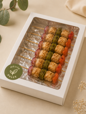 brocheta caja