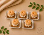Langostino en salsa blanca