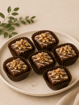 Mini brownies clásicos
