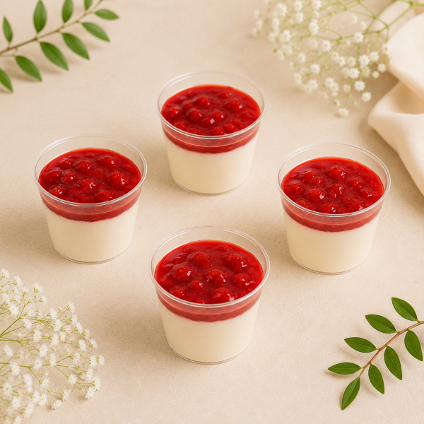 Mousse de fresa mini