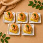 Rollitos de causas de langostino