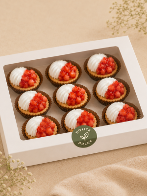 tartaleta de fresa en caja