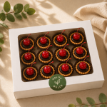 Tartaletitas de fudge con cereza