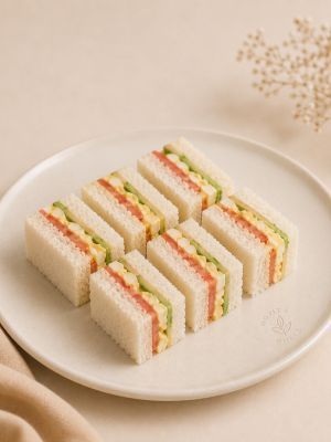 Triplecito de palta, tomate y huevo