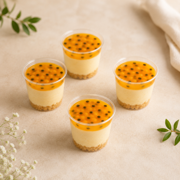 Cheesecake de maracuyá 3 onzas