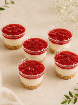 Cheesecake de fresa 3 onzas